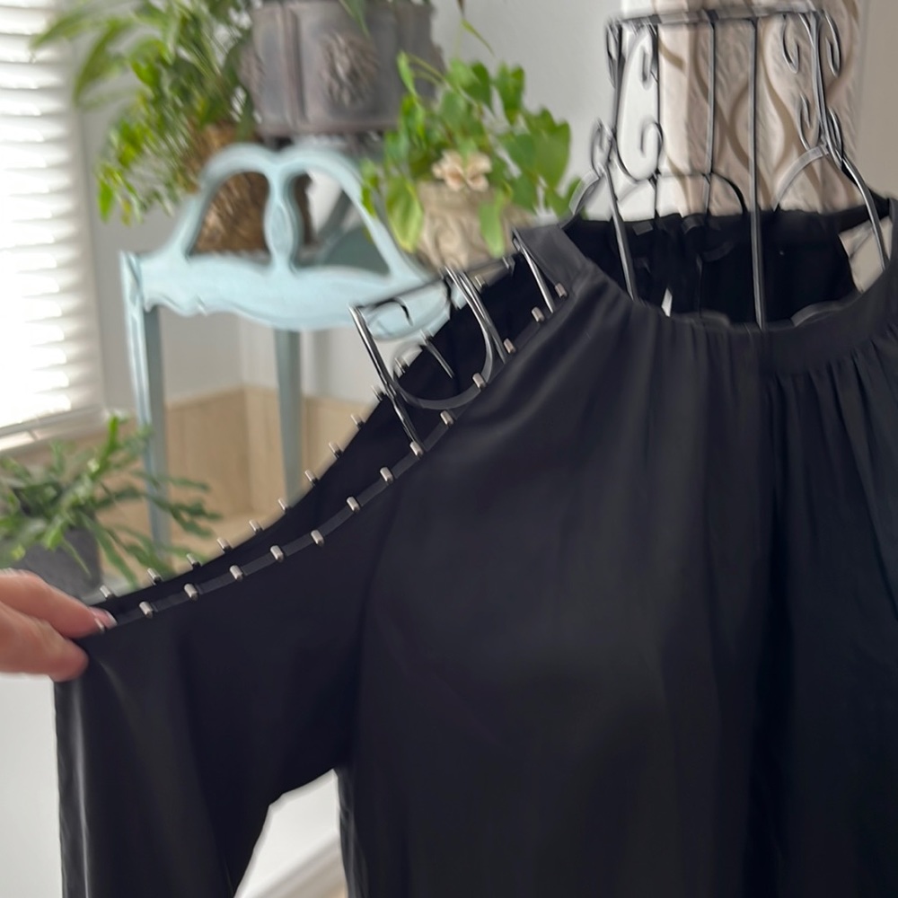 Ramy Brook Black cut out shoulder
